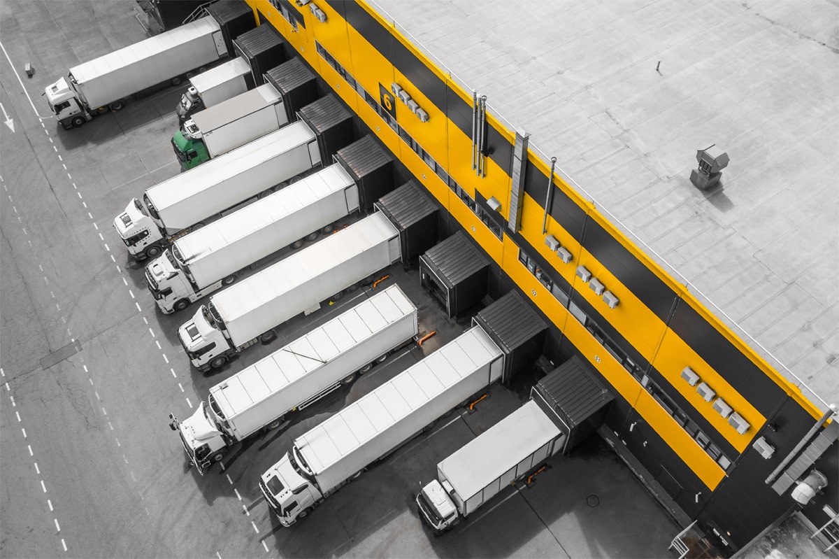 Cross-docking a system WMS