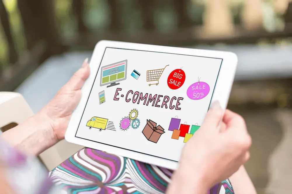 E-commerce tablet
