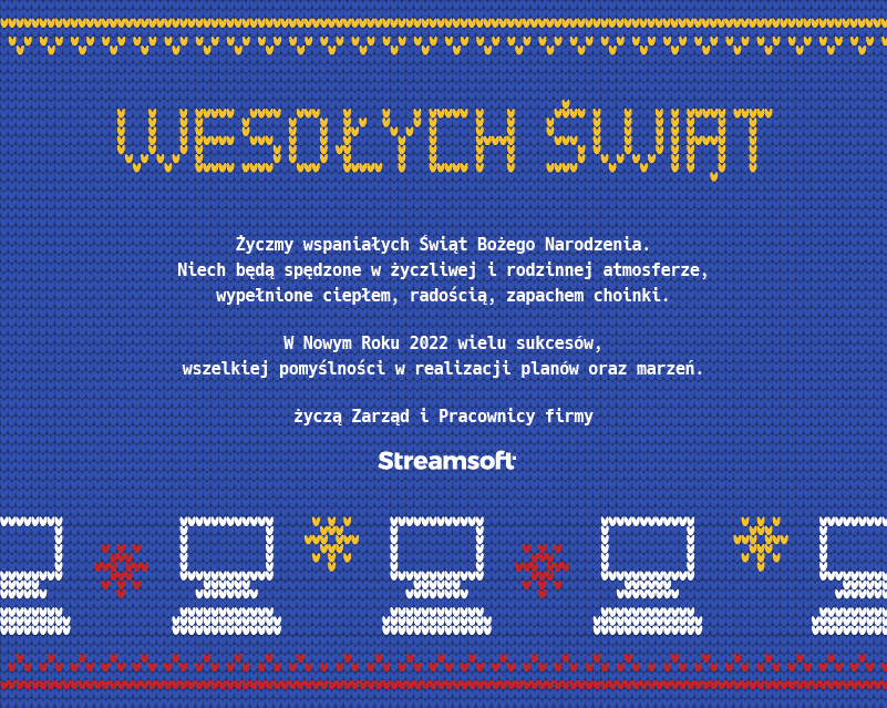 Życzenia Świąteczne Streamsoft