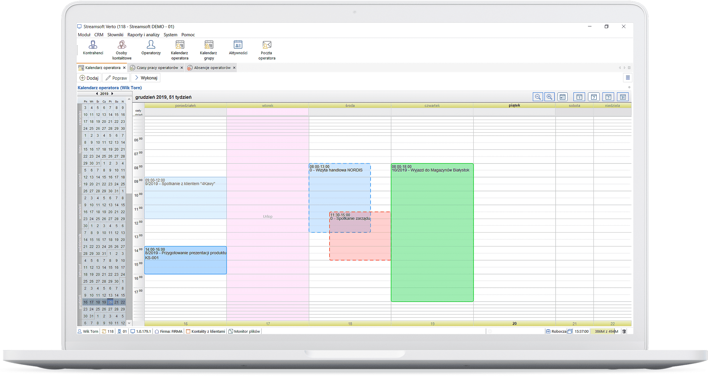 Planowanie i organizacja pracy w firmie aplikacja