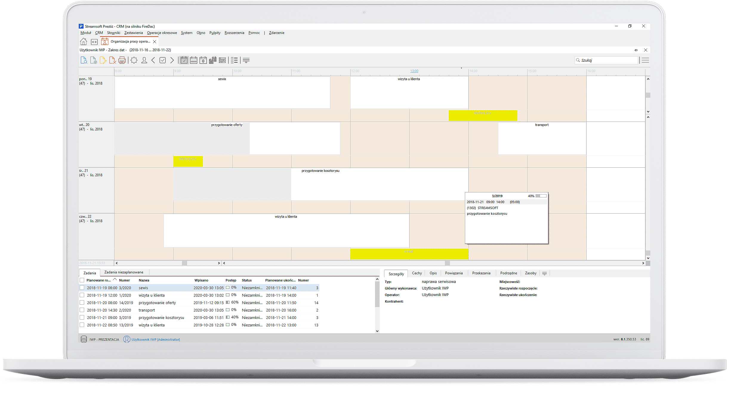 Wsparcie workflow wewnątrz firmy