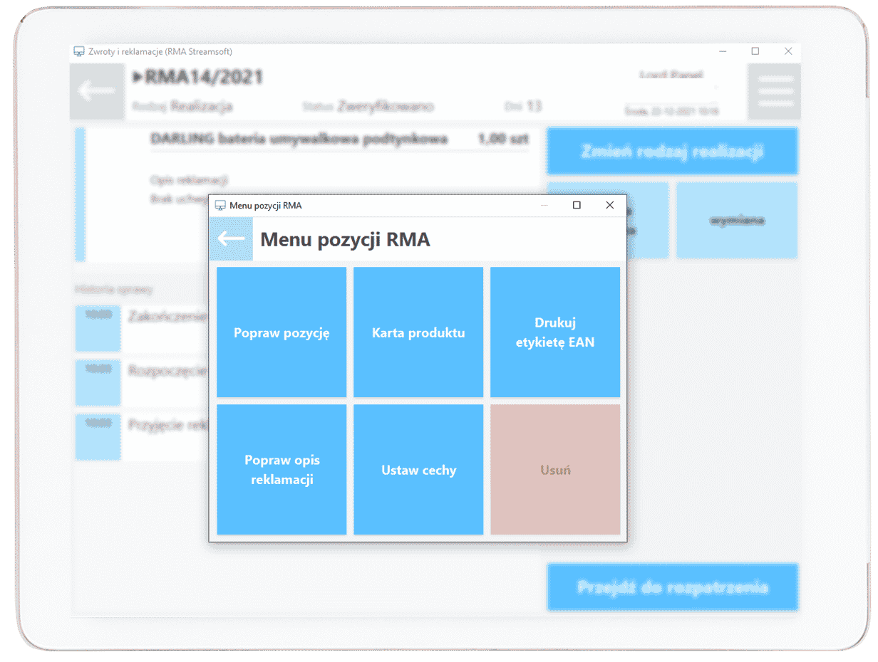 Streamsoft Verto RMA