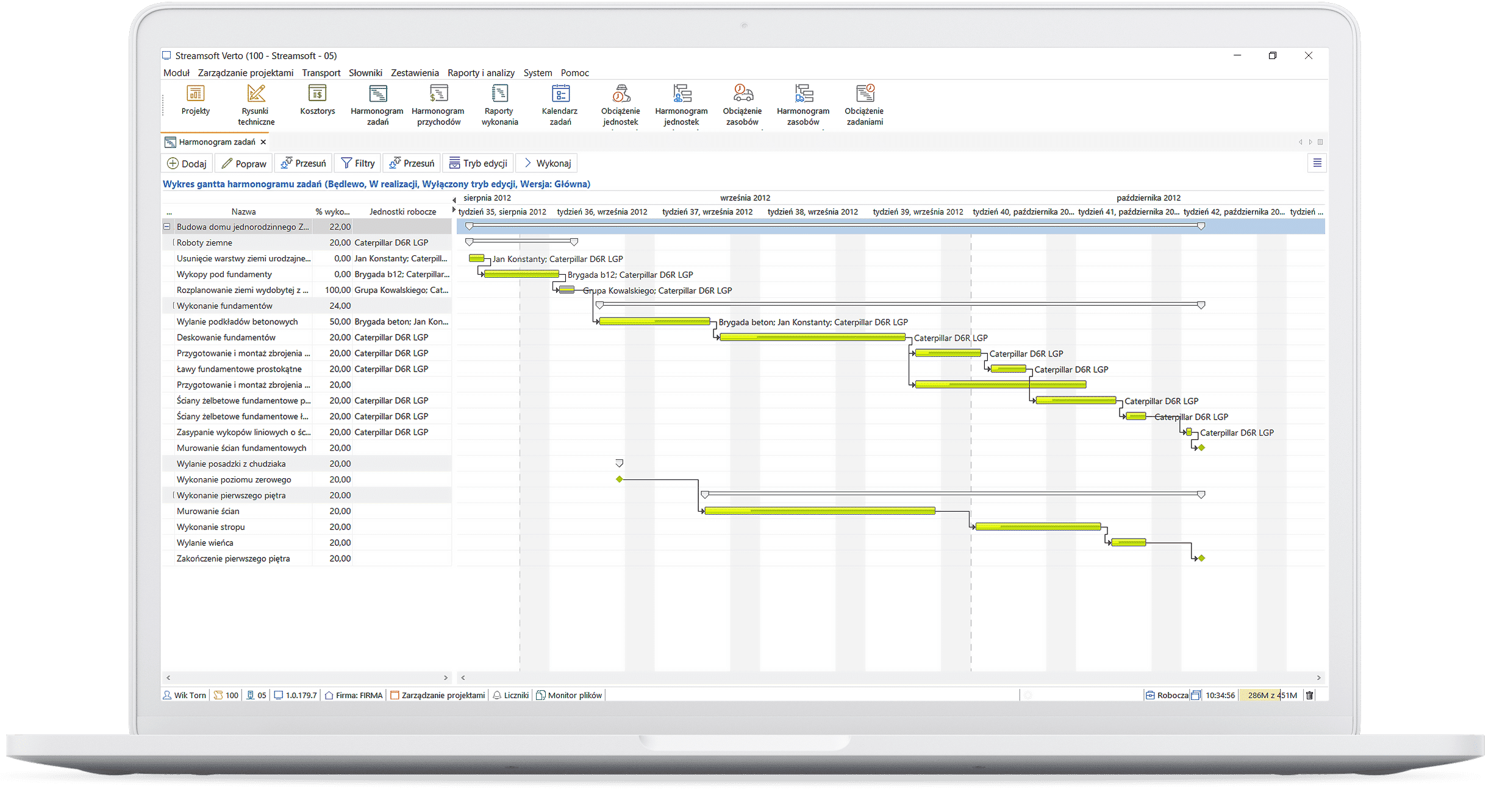 WBS - struktura podziału pracy w projekcie