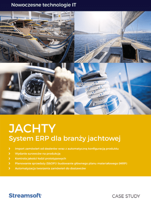 System ERP dla branży jachtowej